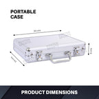 200 Pc Casino Poker Chips Set with Aluminum Case | Texas Hold'em Game Night