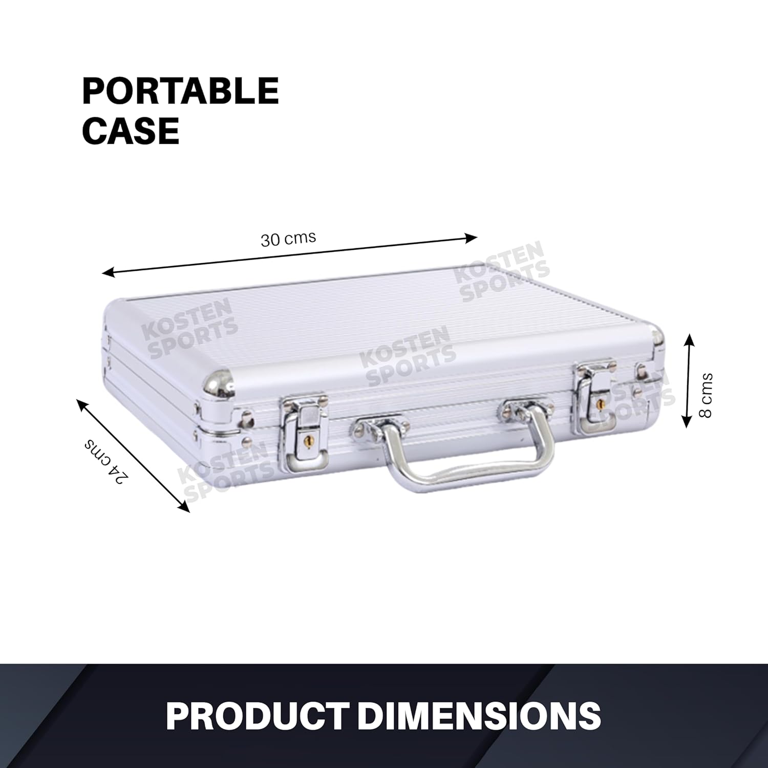 200 Pc Casino Poker Chips Set with Aluminum Case | Texas Hold'em Game Night