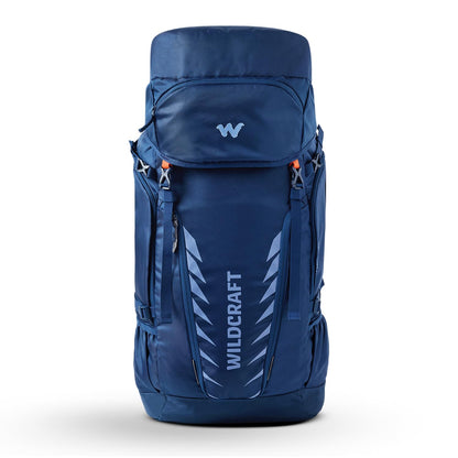 Wildcraft 60 Litre Travel Pro Rucksack Travel Backpack for Mens & Womens - Blue | Unisex Travel Backpack Bag for Trekking & Hiking | Lightweight, Waterproof Travel Backpack