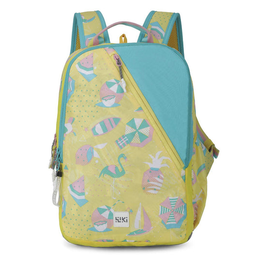 Wildcraft 21.5 Ltrs Girl Squad 1 Beach Yellow Casual Backpack (12344_Beach_Yellow)(HxWxD : 16x11x7.5)(inches)