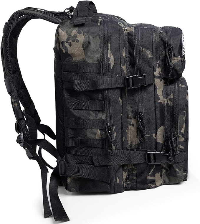 45L Military Tactical Hunting Backpacks for Men Camouflage Molle Army Pack 3 Days Survival Bag Hiking Treeking Backpack [Tactical-03]