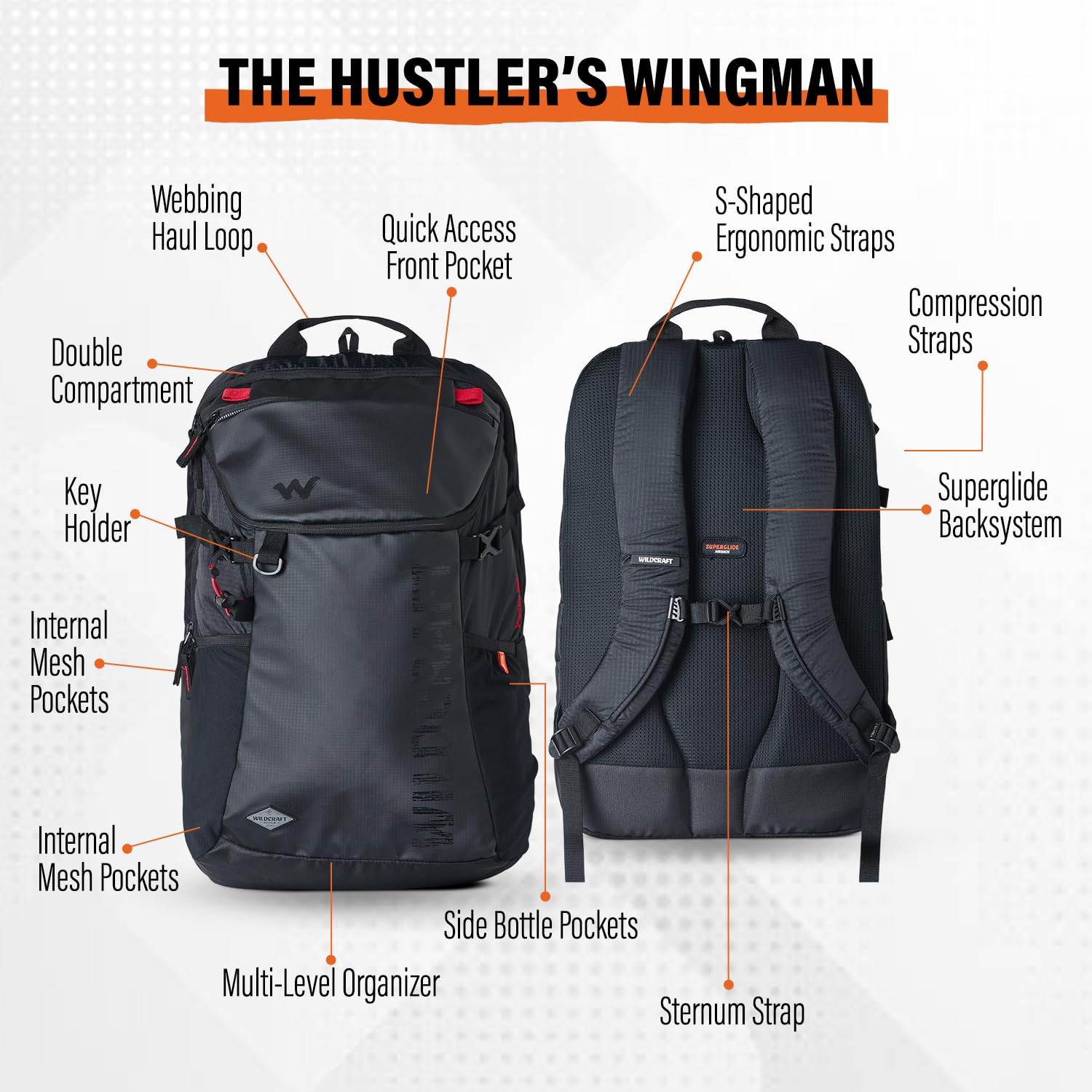Wildcraft Casual Backpack Pacto 30 for Mens & Womens | Unisex Backpack - The Adventure Hut