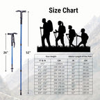 Adventure Hut Hiking Trekking Pole With LED Light (TK-4493) - The Adventure Hut