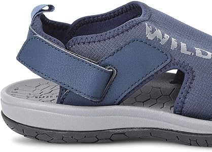 Mens Terrano Outdoor Closed Toe Sandals (51838-Navy) - The Adventure Hut