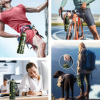 Stainless Steel Water Bottle 850ml Thermal Bottle BPA Free (850ml-Army Green) (TK-7673) - The Adventure Hut