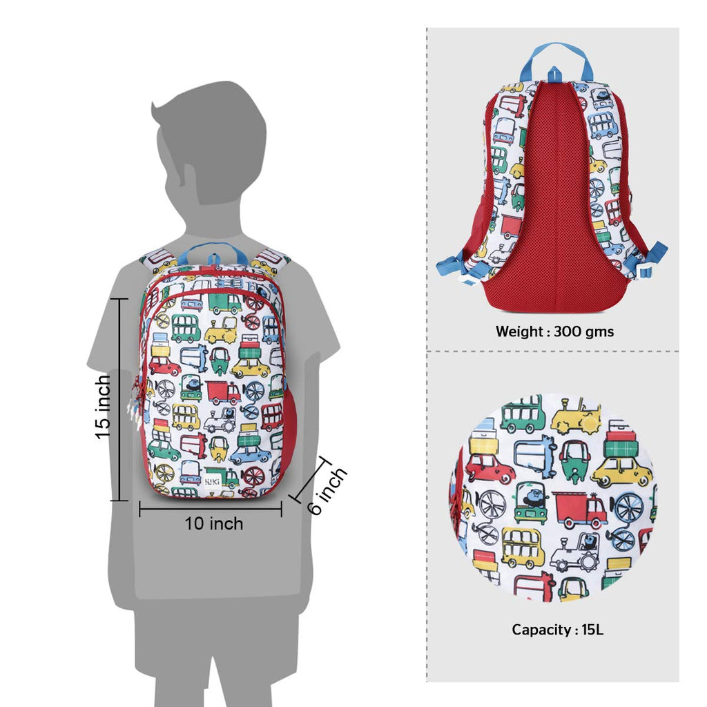 Wildcraft 15 Ltrs Champ2+ Vehicle White C Casual Backpack (12366_Vehicle_White_C) - The Adventure Hut