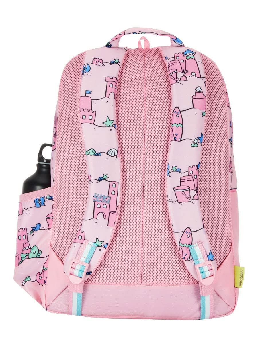 WIKI Champ 5 Dino Blue 24L Backpack (12990) (Sandcastle Pink)