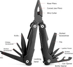 14 in 1 Multitool Pliers - Black - The Adventure Hut