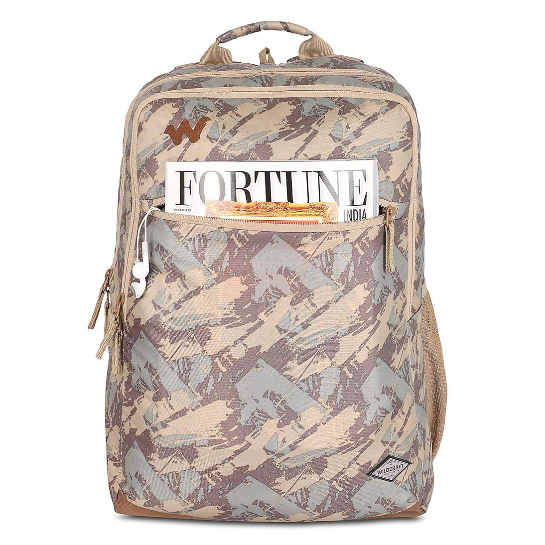 Wildcraft 34.5 Ltrs Evo 1 Jacquard Black Casual Backpack (12279_Jacquard) - The Adventure Hut