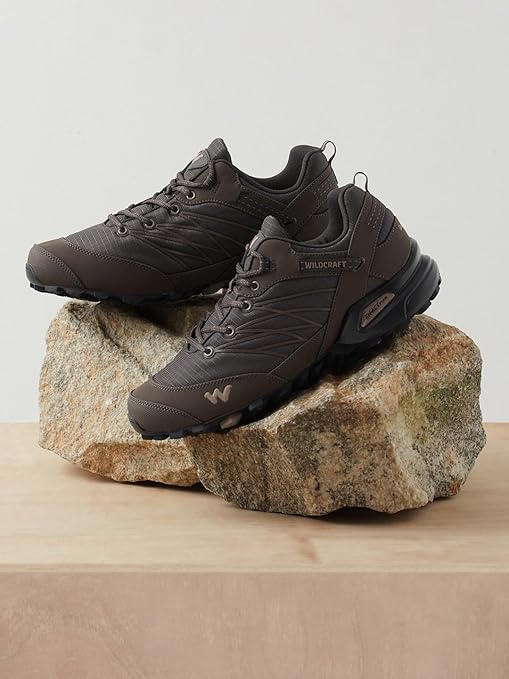 Men Hugo LA Hiking & Trekking Shoes - (52002-Brown) - The Adventure Hut