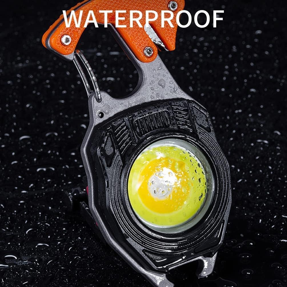 Multifunction LED Rechargeable Keychain Torch – Compact EDC | The Adventure Hut