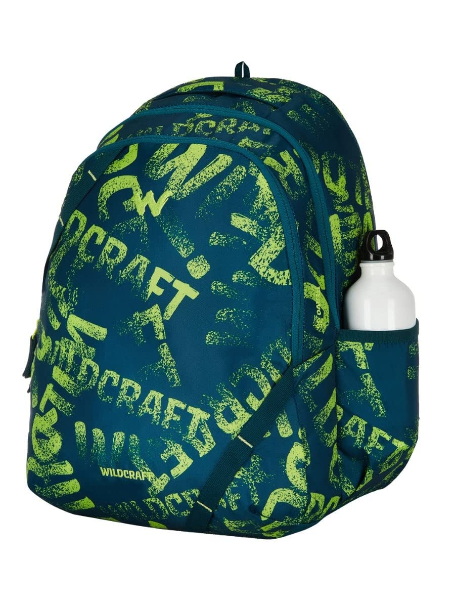 Wildcraft Bravo 35L Backpack with Rain Cover (12955) (Green) - The Adventure Hut