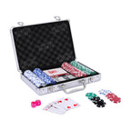 200 Pc Casino Poker Chips Set with Aluminum Case | Texas Hold'em Game Night