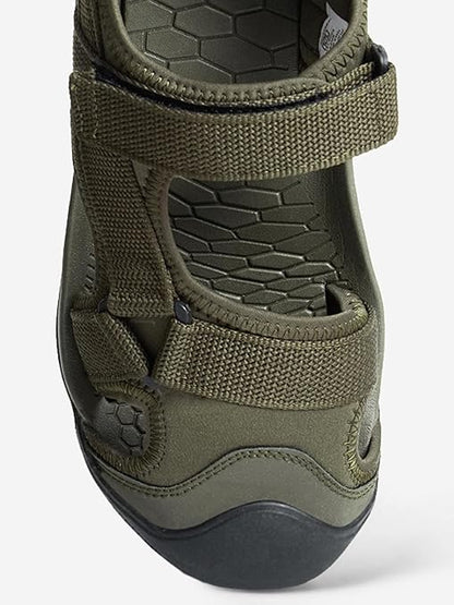 Men Terrano Lite Open Toe Sandal - Olive (52004) - The Adventure Hut