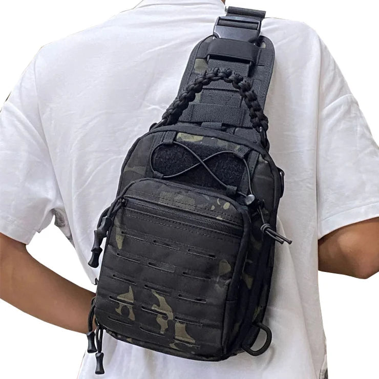 Tactical Military Crossbody Chest Pack with MOLLE | Adventure Hut