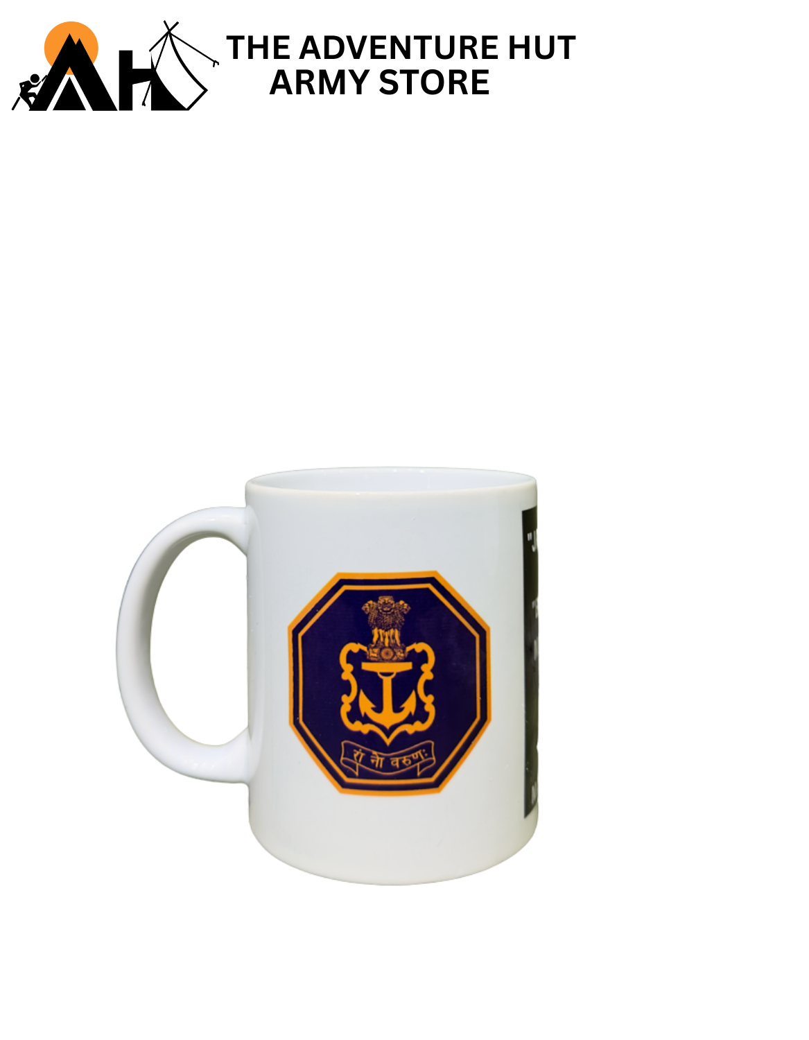 Indian Army & NCC Printed Coffee Mug | Patriotic Ceramic Cup – The Adventure Hut Army Store ( IA WHT03 )