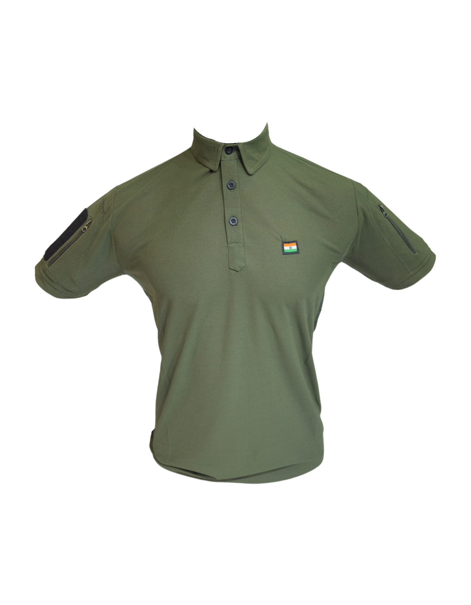 OG T-Shirt with India Flag – Half Sleeve Cotton Tee for Everyday Wear - The Adventure Hut