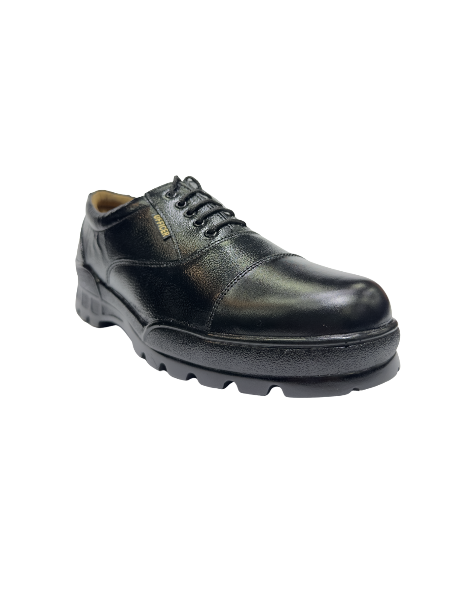 DMS Cut Police Commando Shoes – Black Tactical Leather Army Footwear