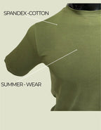 ADVENTURE HUT KAHKHI BASIC PLAIN DRY COOL TEC T-SHIRT - The Adventure Hut