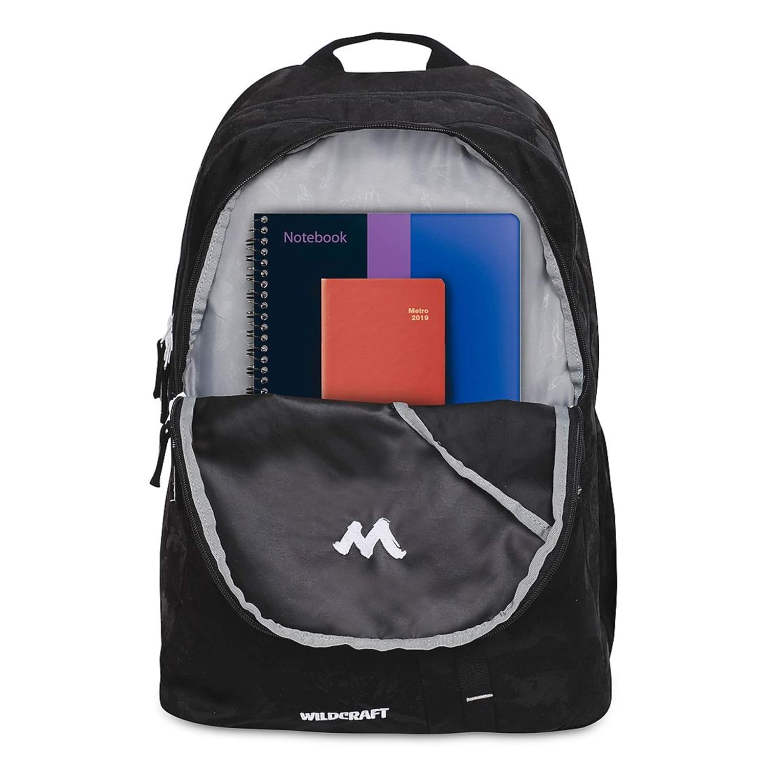 Wildcraft 38 Ltrs Black Casual Backpack (11919 Black) - The Adventure Hut