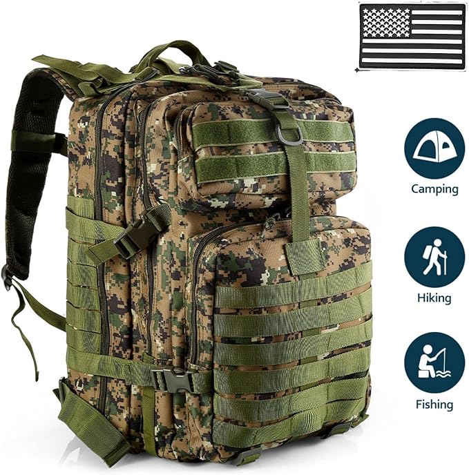 THE ADVENTURE HUT Tactical Backpack Rucksack 50L  [Tactical-02]