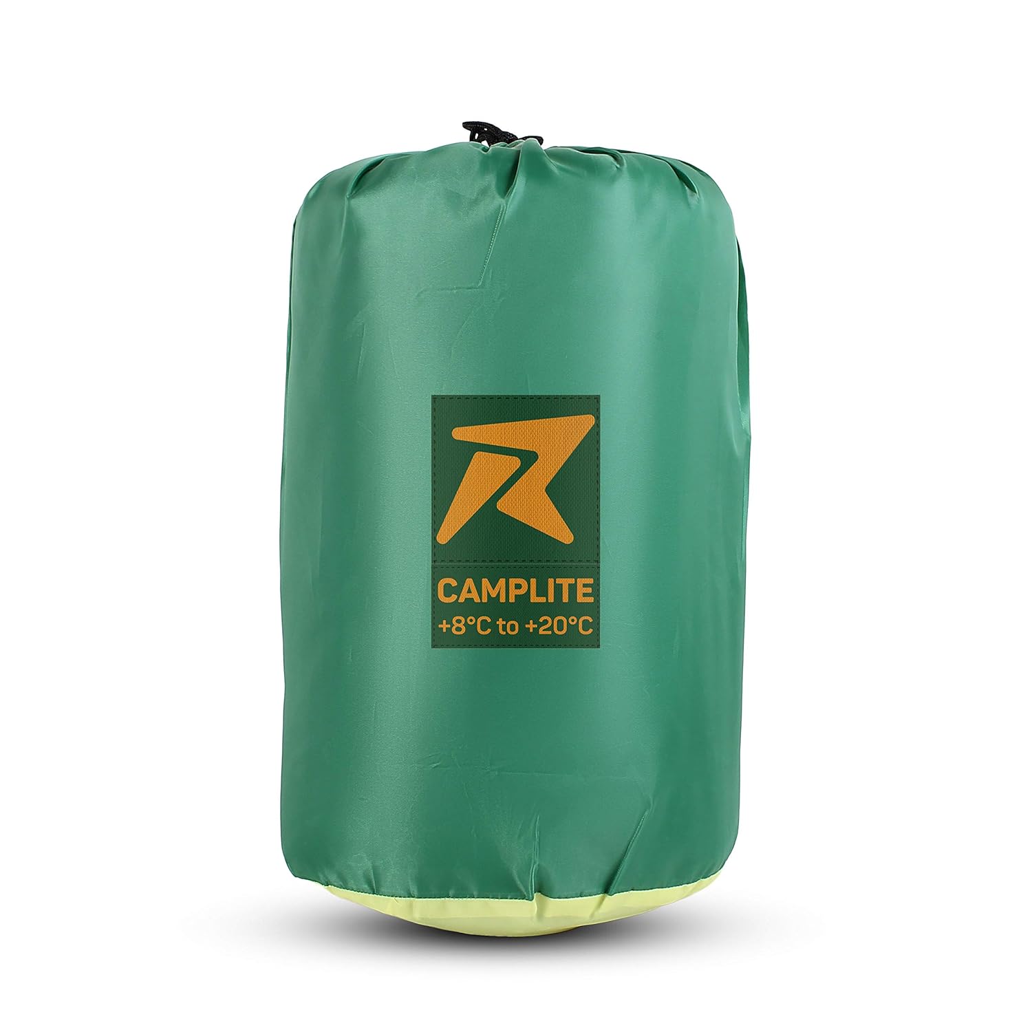 Sleeping Bag Camp Lite +8°C + 20°C (Yellow - Green) - The Adventure Hut