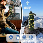 Stainless Steel Water Bottle 850ml Thermal Bottle BPA Free (850ml-Army Green) (TK-7673) - The Adventure Hut