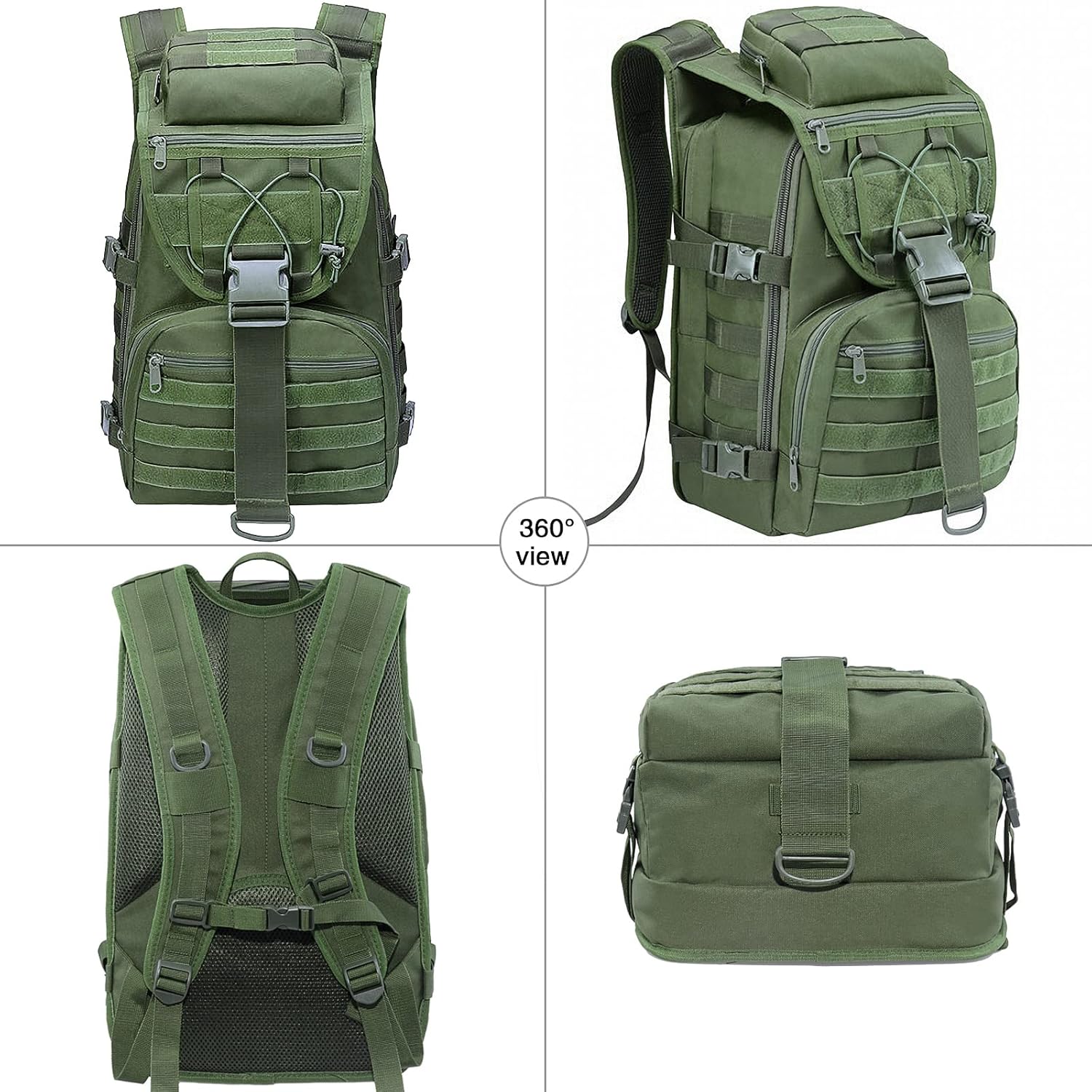 Military Tactical Backpack for Men Women 35L Hiking Trekking Rucksack 3 Day Molle Assault Pack [Tactical-05]