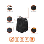 Wildcraft 38 Ltrs Black Casual Backpack (11919 Black) - The Adventure Hut