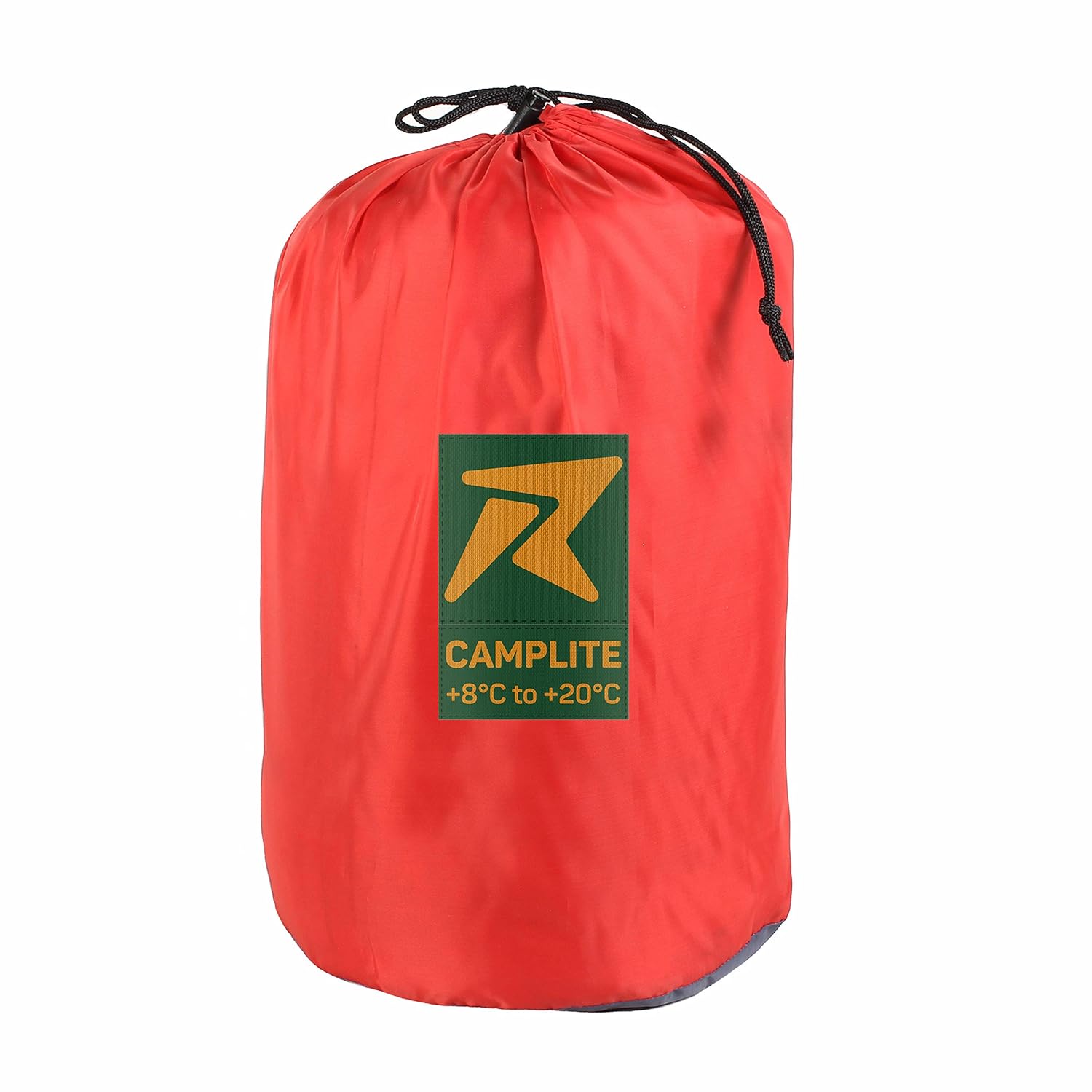 Sleeping Bag Camp Lite +8°C + 20°C (Red - Grey) - The Adventure Hut