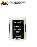 Indian Army & NCC Printed Coffee Mug | Patriotic Ceramic Cup – The Adventure Hut Army Store ( IA WHT03 ) - The Adventure Hut
