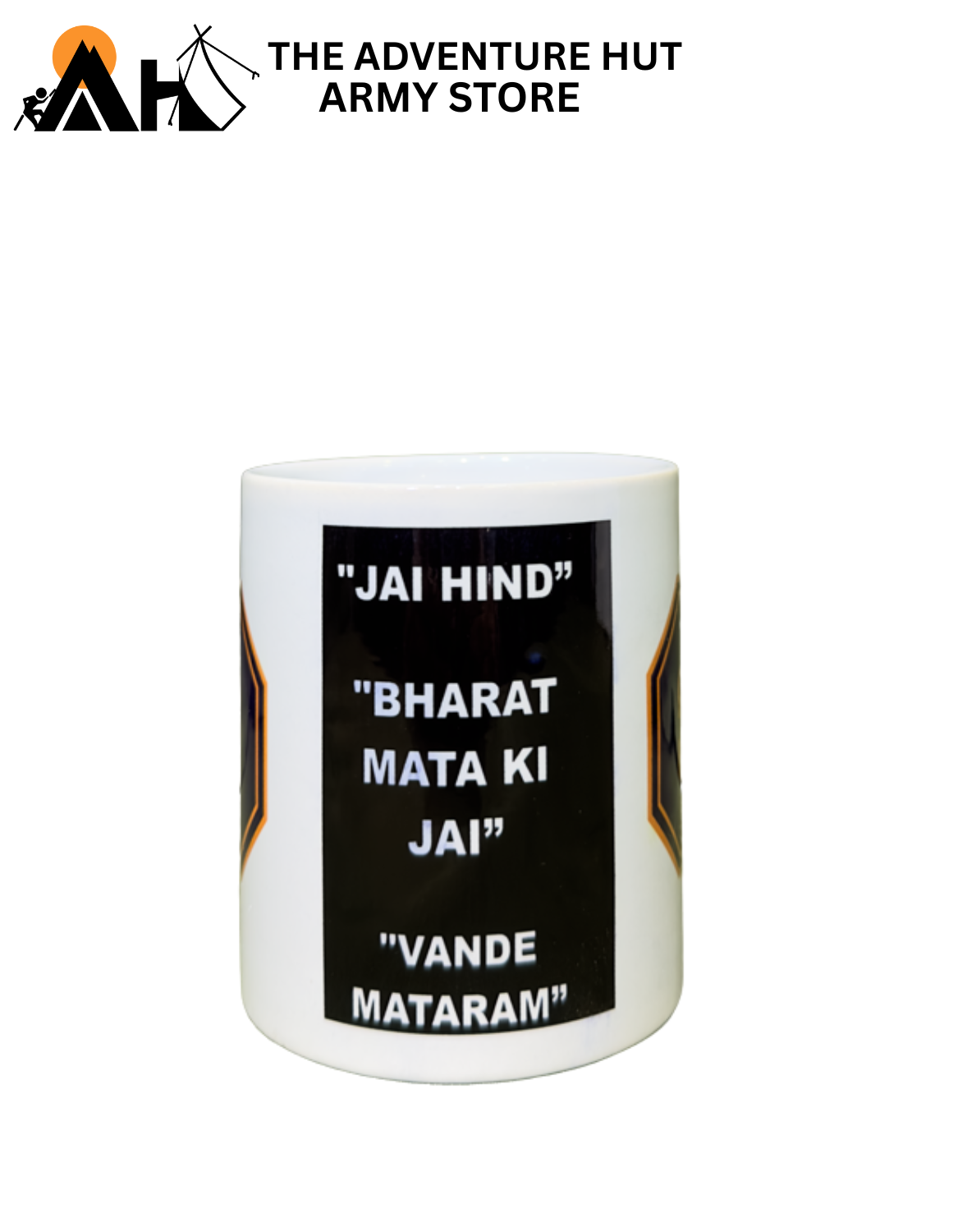 Indian Army & NCC Printed Coffee Mug | Patriotic Ceramic Cup – The Adventure Hut Army Store ( IA WHT03 )
