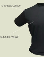 ADVENTURE HUT KAHKHI BASIC PLAIN DRY COOL TEC T-SHIRT - The Adventure Hut