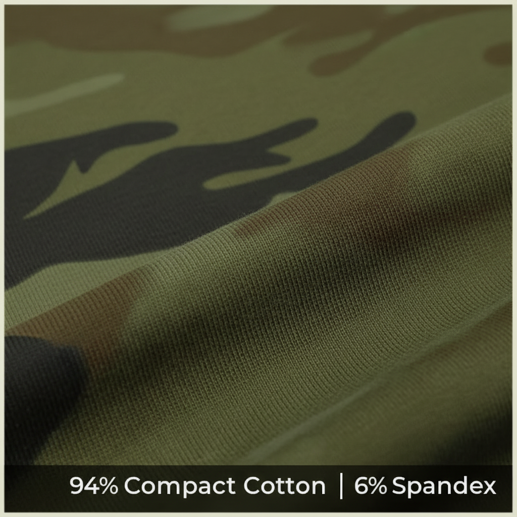 Adventure Hut Camouflage Yodha Print T-Shirt - Heavy Quality Tactical Cotton for Wildlife & Outdoor