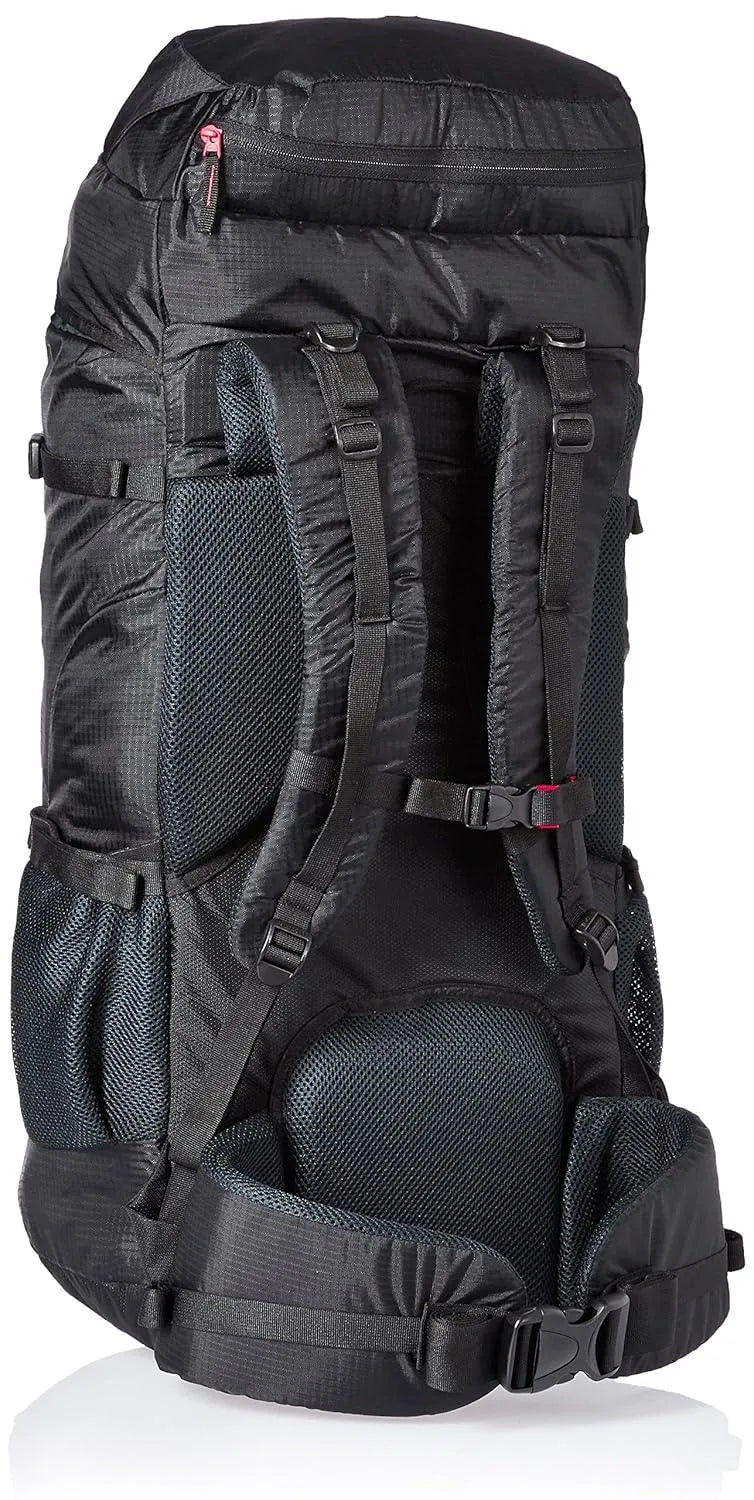 Wildcraft Cliff 60 Ltrs Black Rucksack (8903338073819) (Extra Large Size) (11232) - The Adventure Hut