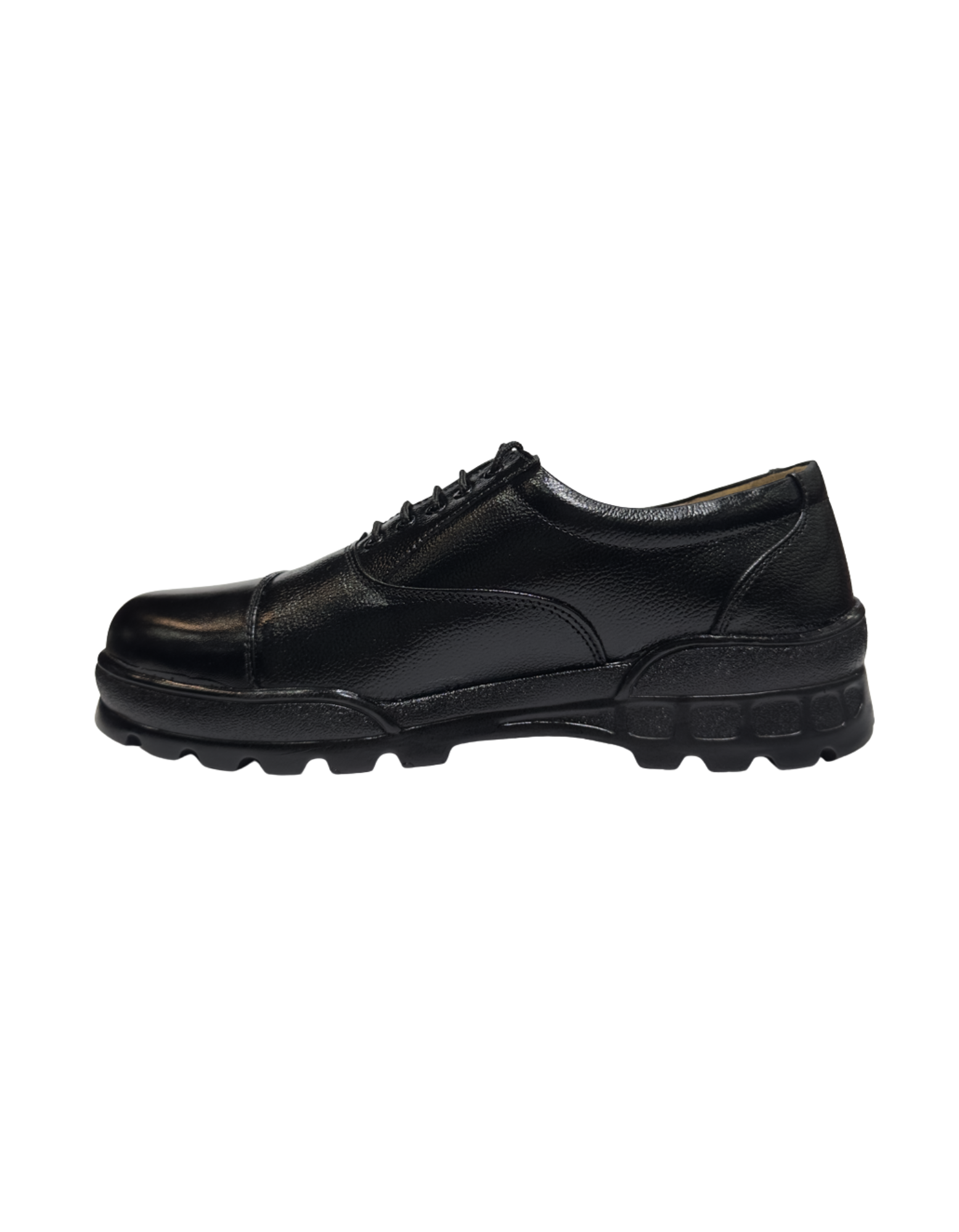 DMS Cut Police Commando Shoes – Black Tactical Leather Army Footwear