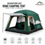 Adventure Hut 4-6 Person Waterproof Family Camping Dome Tent
