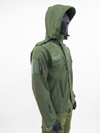 The Adventure Hut Tactical Bonded Fleece Jacket – Army Green