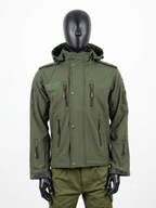 The Adventure Hut Tactical Bonded Fleece Jacket – Army Green