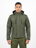 The Adventure Hut Tactical Bonded Fleece Jacket – Army Green