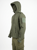 The Adventure Hut Tactical Bonded Fleece Jacket – Army Green