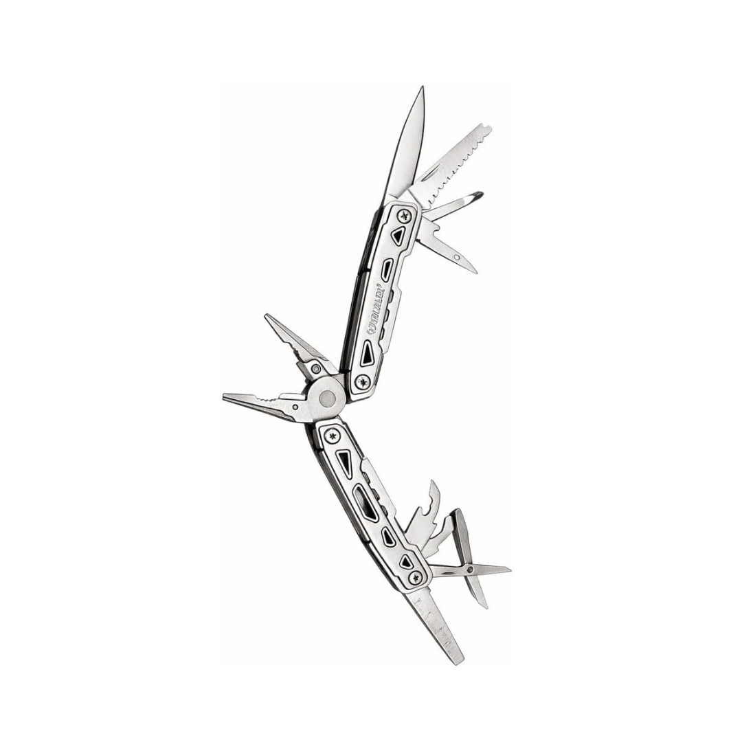 All 15 functions of Adventure Hut EDC Multitool displayed