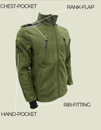 Army 4 Pocket HEAVY Fleece Jacket with Flap | Tactical Winter Jacket – The Adventure Hut