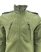 Army 4 Pocket HEAVY Fleece Jacket with Flap | Tactical Winter Jacket – The Adventure Hut