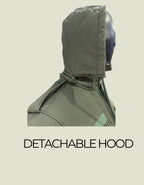 Softshell fleece-lined winter jacket for men – side profile