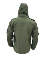 actical jacket fabric texture – warm softshell material