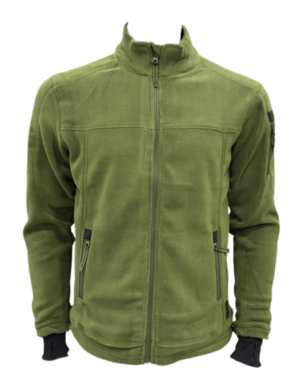 Army Warm Fleece 3 Zip Jacket with Sleeve Pocket | Winter Outdoor Jacket – The Adventure Hut