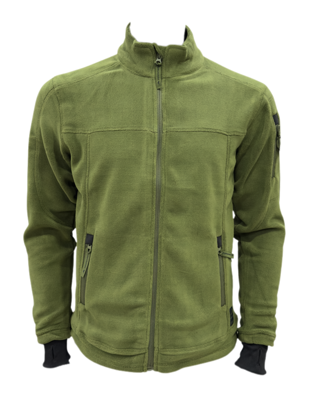 Army Warm Fleece 3 Zip Jacket with Sleeve Pocket | Winter Outdoor Jacket – The Adventure Hut