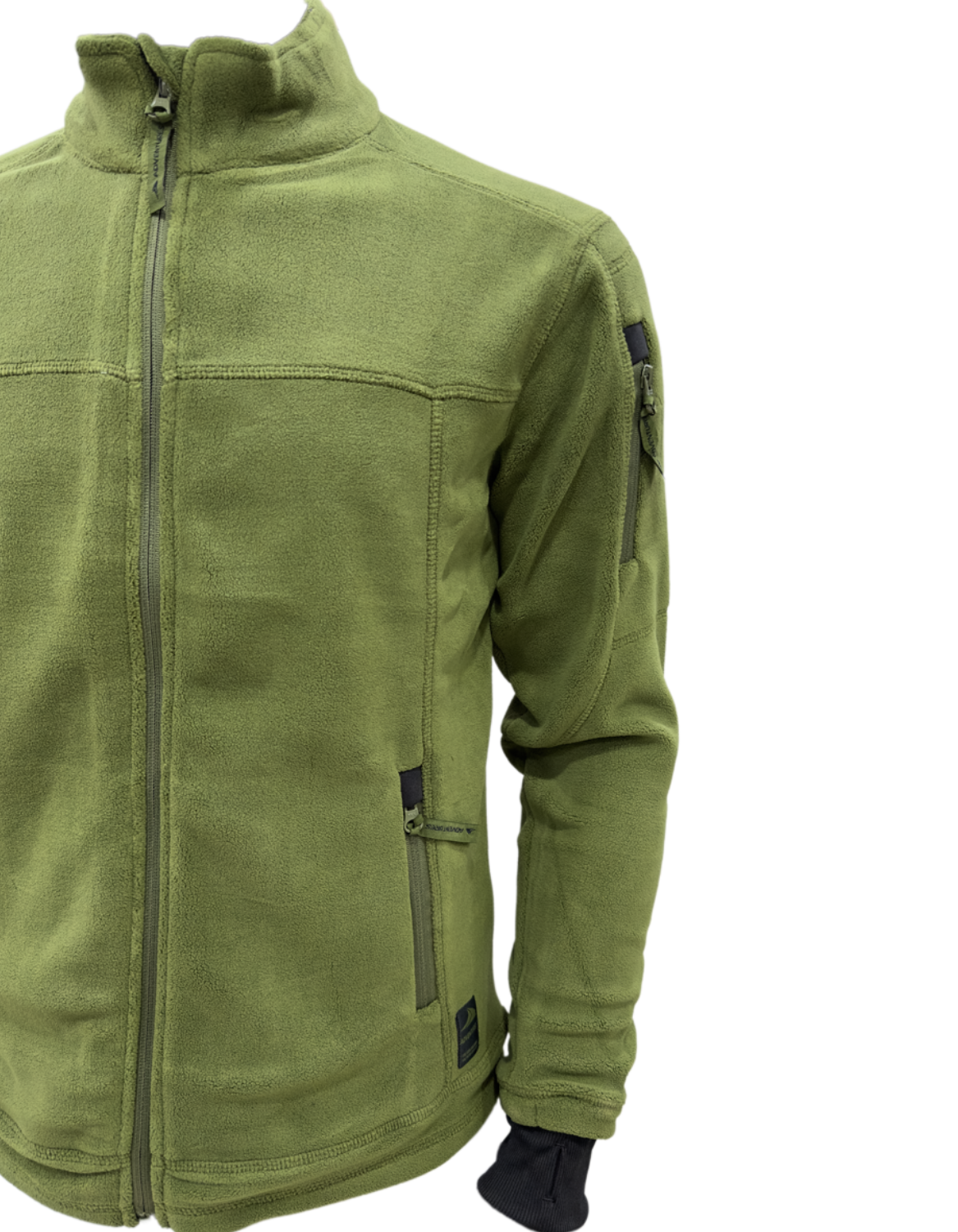 Army Warm Fleece 3 Zip Jacket with Sleeve Pocket | Winter Outdoor Jacket – The Adventure Hut