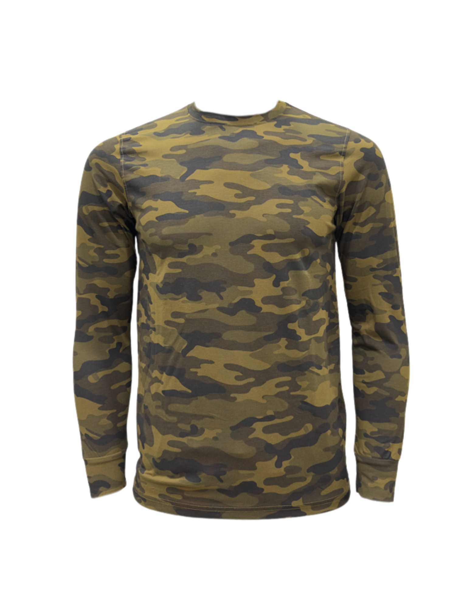 Army Camouflage Brown Full Sleeve Combat T-Shirt | Tactical Stretch Cotton – Adventure Hut